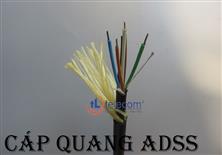 POSTEF Cáp quang treo phi kim loại ADSS 24Fo KV 100M, 200M, 300M, 500M Postef