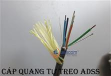 VINACAP Cáp quang treo phi kim loại ADSS 24Fo KV 100M, 200M, 300m, 500M Vinacap