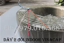 VINACAP Dây điện thoại 2 đôi (4 lõi) trong nhà thiết diện 0,5mm - VINACAP