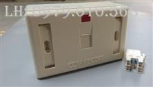 COMMSCOPE Ổ cắm điện thoại 1 cổng RJ11 - COMMSCOPE ( Wallplate cat3)
