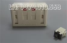 COMMSCOPE Ổ cắm điện thoại RJ11 và Ổ cắm mạng RJ45 CAT6 - AMP