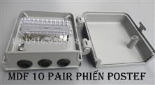 POSTEF Hộp đấu dây, hộp cáp điện thoại 10 đôi - Vỏ Long Sơn, phiến POSTEF POSTEF HD