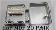 POSTEF Hộp đấu dây, hộp cáp điện thoại 20 đôi (vỏ Long Sơn, phiến Krone) POSTEF HD2